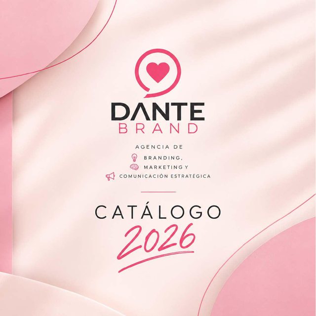 Portada del catálogo Dante Brand 2026