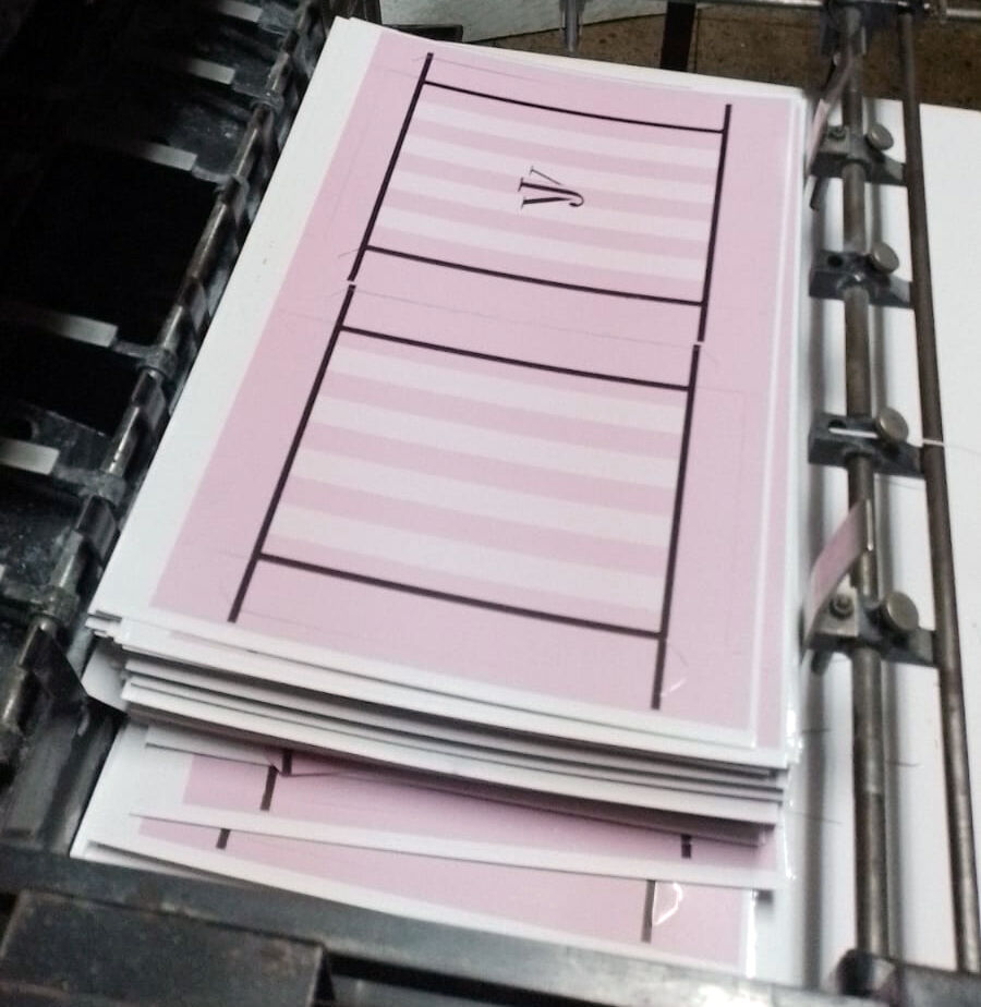 Caja rosa personalizada